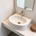 marble kitchen sink white color